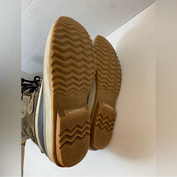 SOREL Pre-owned Women Waterproof insulated Joan Of Arctic Suede Olive Size 8 - Picture 7 of 9